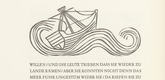 Gerhard Marcks. Ship in a Storm (Schiff im Sturm) from Jonah (Jona). (1950)