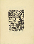Ernst Ludwig Kirchner. Das Stiftsfräulein und der Tod (The Canoness and Death). (1912, published 1913)