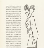 Gerhard Marcks. The Prophet When Giving a Sermon (Der Prophet als Bußprediger) from Jonah (Jona). (1950)
