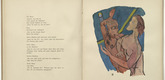 Oskar Kokoschka. Plate (folio 6) from Mörder, Hoffnung der Frauen (Murderer, Hope of Women). (1916)
