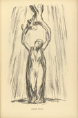 Emil Rudolf Weiss. Comforting Voice (Tröstende Stimme)  (plate, p. 117) from the periodical Kriegszeit. Künstlerflugblätter, vol. 1, no. 29 (3 March 1915). 1915