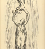 Emil Rudolf Weiss. Comforting Voice (Tröstende Stimme)  (plate, p. 117) from the periodical Kriegszeit. Künstlerflugblätter, vol. 1, no. 29 (3 March 1915). 1915