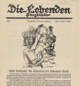 Various Artists with Conrad Felixmüller, Gerhard Marcks, Oskar Gawell, Charles Crodel, Wilhelm Rudolph, Willy Robert Huth, Christoph Voll, Walter Dexel, Max Thalmann, J. Fritz Zalisz, Karl Rössing, Johannes Wüsten, Fritz Neumann-Hegenberg, Sella Hasse, Ewald Mataré, Otto Fischer-Lamberg. Die Lebenden, vols. 1-3. 1923-1931