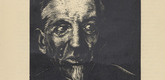 J. Fritz Zalisz. Carl Hauptmann (in-text plate, title page) from the periodical Die Lebenden, vol. 2, no. 1. 1928 (print executed 1926)