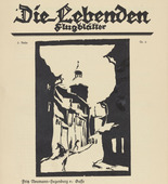 Fritz Neumann-Hegenberg. Lane (Gasse) (in-text plate, title page) from the periodical Die Lebenden, vol. 2, no. 6 (Apr 1930). 1930 (print: date of execution unknown)