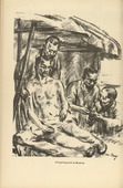 M. May. War Hospital in Arabia (Kriegslazarett in Arabien) (plate, p. 124) from the periodical Kriegszeit. Künstlerflugblätter, vol. 1, no. 31 (17 March 1915). 1915