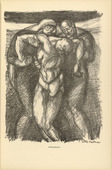 Otto Hettner. Memorial Page (Gedenkblatt) (plate, p. 125) from the periodical Kriegszeit. Künstlerflugblätter, vol. 1, no. 31 (17 March 1915). 1915