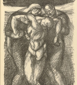 Otto Hettner. Memorial Page (Gedenkblatt) (plate, p. 125) from the periodical Kriegszeit. Künstlerflugblätter, vol. 1, no. 31 (17 March 1915). 1915