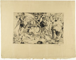 Lovis Corinth. Odysseus and the Suitors (Odysseus und die Freier) from Classical Legends (Antike Legenden). (1919)
