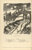 Franz Heckendorf. Battle on the Angerapp (Kampf an der Angerapp) (headpiece, p. 126) from the periodical Kriegszeit. Künstlerflugblätter, vol. 1, no. 31 (17 March 1915). 1915