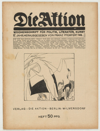 Die Aktion, vol. 6, no. 41/42. October 14, 1916