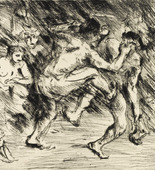 Lovis Corinth. Odysseus and the Beggar (Odysseus und der Bettler) from Compositions (Kompositionen). (1921-22)