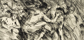 Lovis Corinth. Odysseus and the Beggar (Odysseus und der Bettler) from Compositions (Kompositionen). (1921-22)