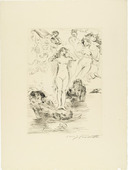 Lovis Corinth. The Birth of Venus (Die Geburt der Venus) from Compositions (Kompositionen). (1921-22)