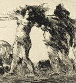 Lovis Corinth. The Bacchants (Bacchantenzug) from Compositions (Kompositionen). (1921-22)