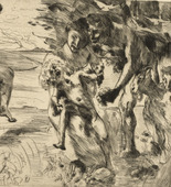 Lovis Corinth. The Childhood of Zeus (Die Jugend des Zeus) from Classical Legends (Antike Legenden). 1919