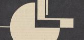Walter Dexel. In-text plate (title page) from the periodical Die Lebenden, vol. 1, no. 8. 1925  (print executed 1924)