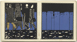 Carl Otto Czeschka. Untitled from Die Nibelungen (The Nibelungs). (1920)