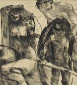 Lovis Corinth. The Mirror of Venus (Die Spiegel der Venus) from Classical Legends (Antike Legenden). 1919