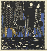 Carl Otto Czeschka. Untitled from Die Nibelungen (The Nibelungs). (1920)