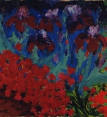 Emil Nolde. Blue and Violet Flowers. 1916