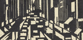 Max Thalmann. In-text plate (title page) from the periodical Die Lebenden, vol. 1, no. 9/10. 1927  (print executed 1926)