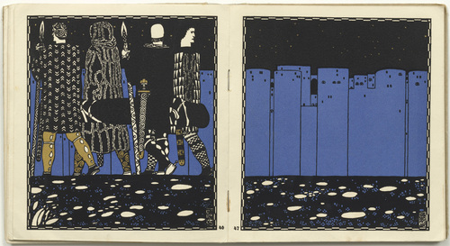 Carl Otto Czeschka. Untitled from Die Nibelungen (The Nibelungs). (1920)