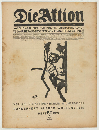 Waldemar Ohly. Die Aktion, vol. 7, no. 22/23. June 2, 1917
