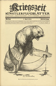August Gaul. The Dardanelles (Die Dardanellen) (in-text plate, p. 135) from the periodical Kriegszeit. Künstlerflugblätter, vol. 1, no. 34 (7 April 1915). 1915