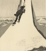 Max Klinger. The Philosopher (Der Philosoph) (plate, preceding p. 97) from the periodical Pan, vol. 1, no. 2 (Jul-Aug 1895). (1895, print executed 1885)