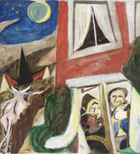 Max Beckmann. The Feast of the Prodigal Son (Die Heimkehr des Verlorenen Sohnes wird gefeiert). (c. 1918)