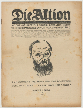 Die Aktion, vol. 8, no. 7/8. February 23, 1918