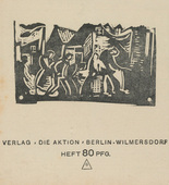 Wilhelm Schuler. Die Aktion, vol. 8, no. 43/44. November 2, 1918
