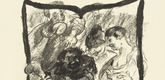 Lovis Corinth. Letter M (Buchstabe M) from the illustrated book in portfolio form The ABCs (Das ABC). (1916, published 1917)