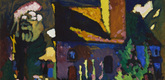 Vasily Kandinsky. Church at Murnau (Kirche in Murnau). (1909)