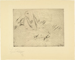 Lyonel Feininger. The Wild Agitated Sea (Das wildaufgeregte Meer). 1917