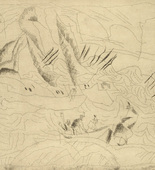 Lyonel Feininger. The Wild Agitated Sea (Das wildaufgeregte Meer). 1917