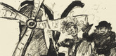 Lovis Corinth. Letter X (Buchstabe X) from the illustrated book in portfolio form The ABCs (Das ABC). (1916, published 1917)