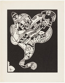 Vasily Kandinsky. Plate (folio 12) from 10 Origin. 1942