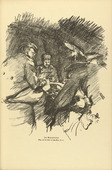 Fritz Rhein. In the Bomb Shelter (Im Alarmkeller) (plate, p. 141) from the periodical Kriegszeit. Künstlerflugblätter, vol. 1, no. 35 (14 April 1915). 1915