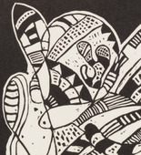 Vasily Kandinsky. Plate (folio 12) from 10 Origin. 1942