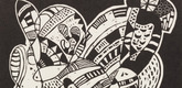 Vasily Kandinsky. Plate (folio 12) from 10 Origin. 1942