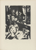 Max Burchartz. Woman in Front of the Window (Frau vor dem Fenster) (plate 4, after p. 164) from Jahrbuch der jungen Kunst, vol. 1. 1920