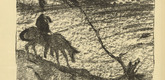 Oskar Nerlinger. Russian War (Russischer Krieg) (headpiece, p. 142) from the periodical Kriegszeit. Künstlerflugblätter, vol. 1, no. 35 (14 April 1915). 1915