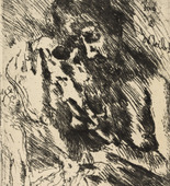 Lovis Corinth. Death and the Woman (Tod und Weib) from the portfolio Dance of Death (Totentanz). (1921, published 1922)