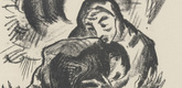 Josef Eberz. Reconciliation (Versöhnung) (plate, after p. 268) from Jahrbuch der jungen Kunst, vol. 1. 1920