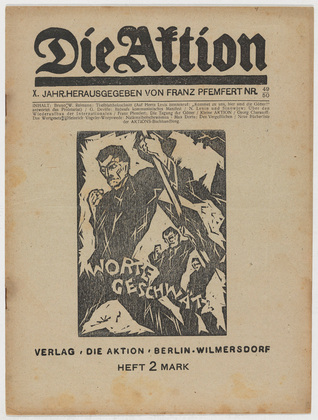 Bruno W. Reimann. Die Aktion, vol. 10, no. 49/50. December 11, 1920