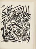 Franz Nitzsche. Sorrow (Leid) (plate, after p. 300) from Jahrbuch der jungen Kunst, vol. 1. 1920