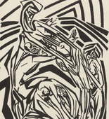 Franz Nitzsche. Sorrow (Leid) (plate, after p. 300) from Jahrbuch der jungen Kunst, vol. 1. 1920