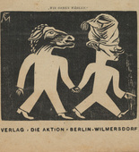 Conrad Felixmüller. Die Aktion, vol. 11, no. 5/6. February 5, 1921